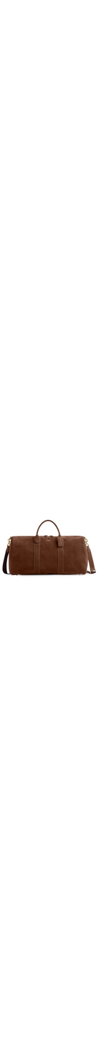 Bolsa Feminina Sacola De Viagem Compass Suede - Marrom
