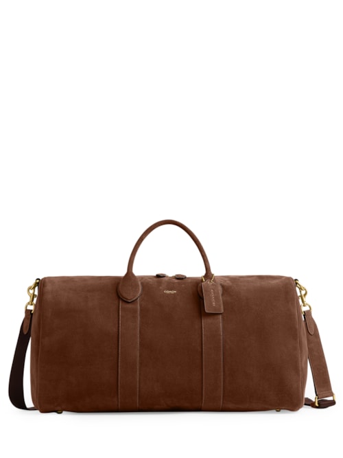 Bolsa Feminina Sacola De Viagem Compass Suede - Marrom