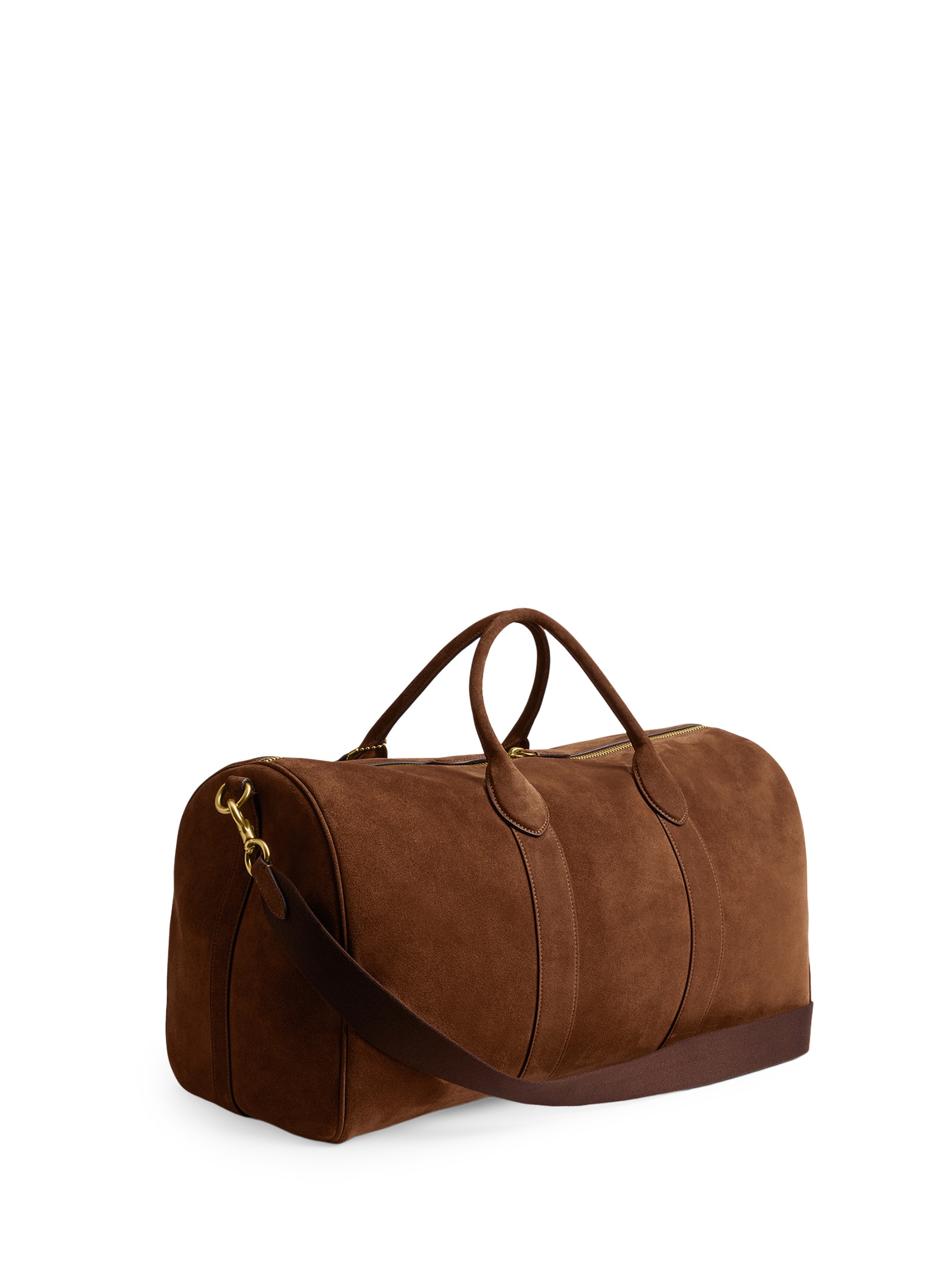 Bolsa Feminina Sacola De Viagem Compass Suede Marrom Coach
