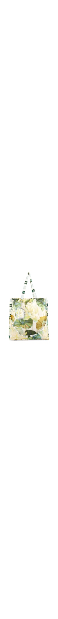 Bolsa Feminina Sacolinha Me Leva Flor De Lotus - Verde