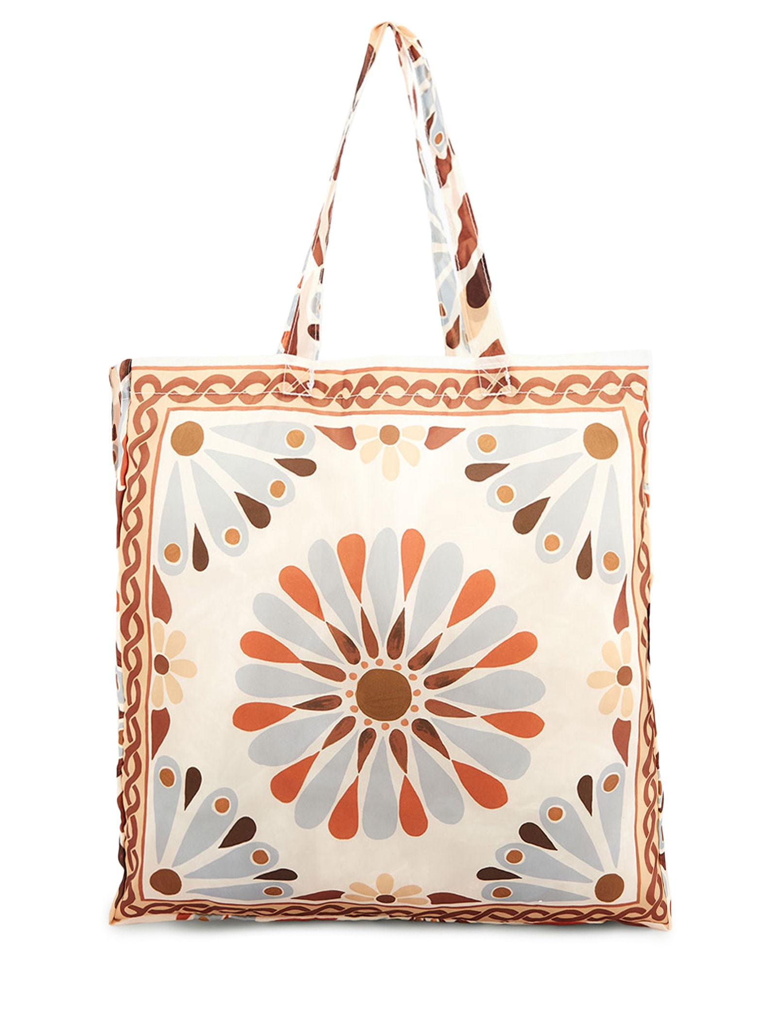 Bolsa Feminina Sacolinha Me Leva Florejo Azul Farm Etc