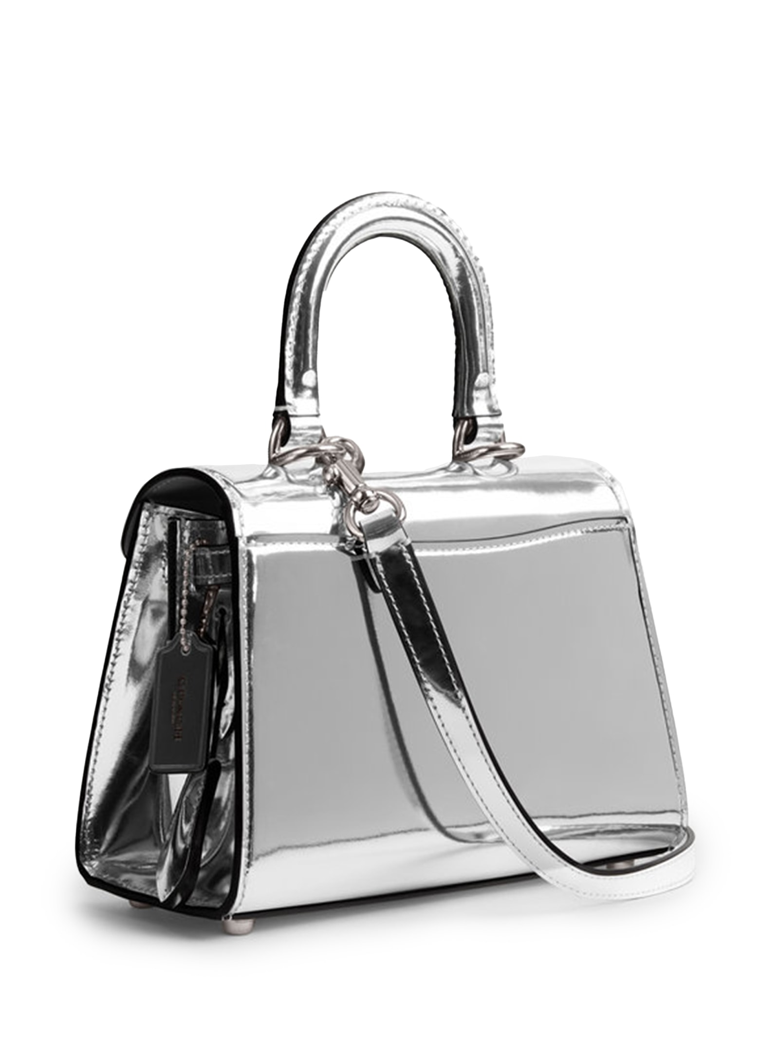 Bolsa Feminina Sammy Top Handle 21 Metallic - Coach - Prata