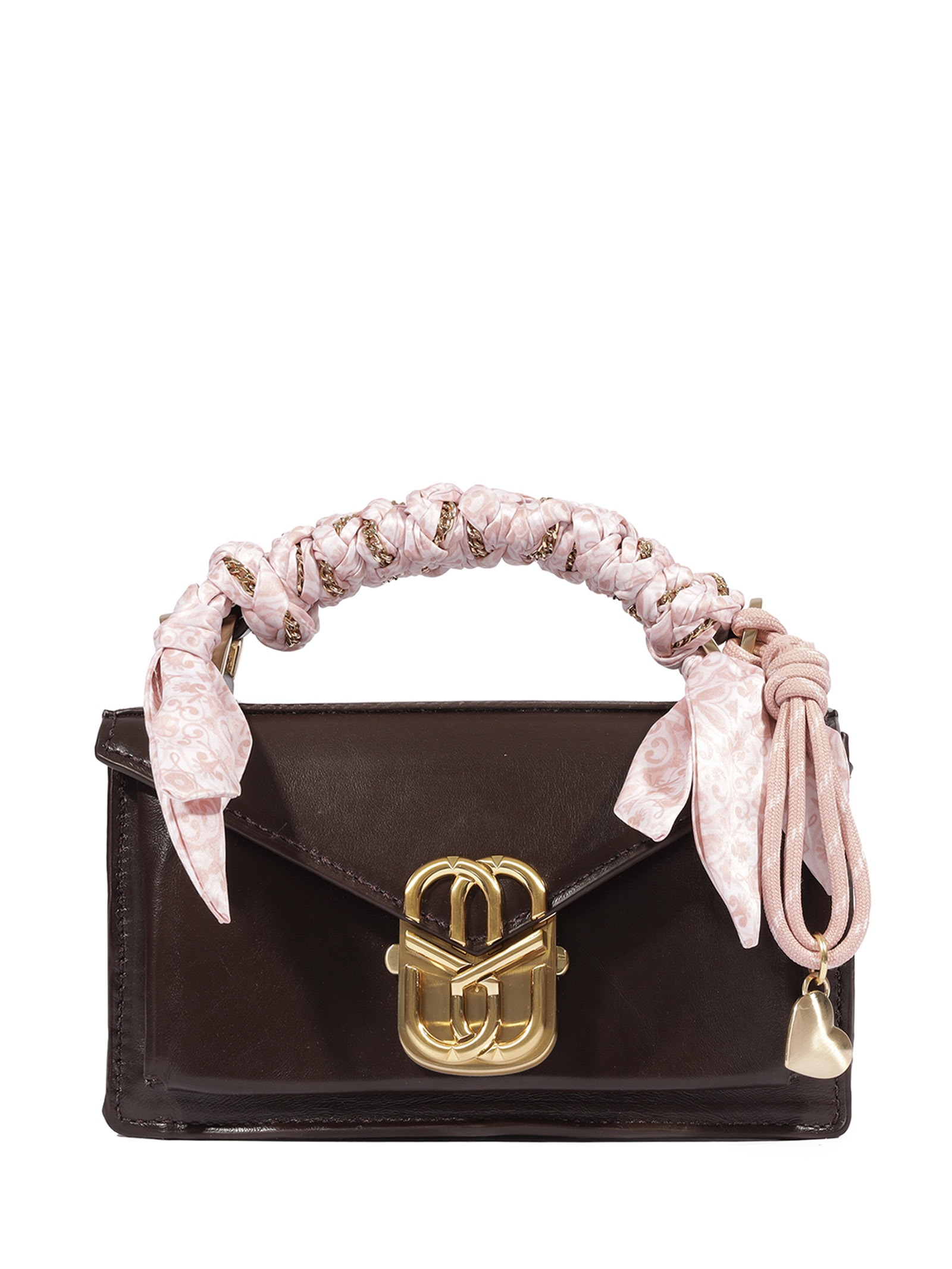Bolsa Feminina Satchel Brera Aged Pequena Couro Marrom Schutz