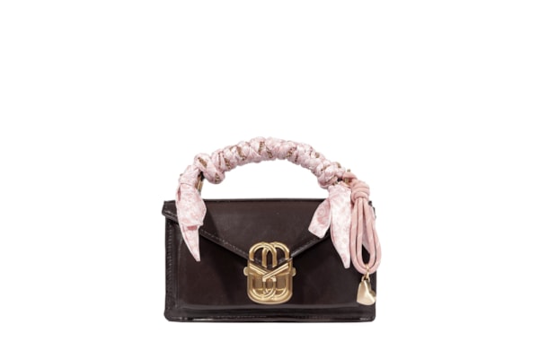 Bolsa Feminina Satchel Brera Aged Pequena Couro - Marrom