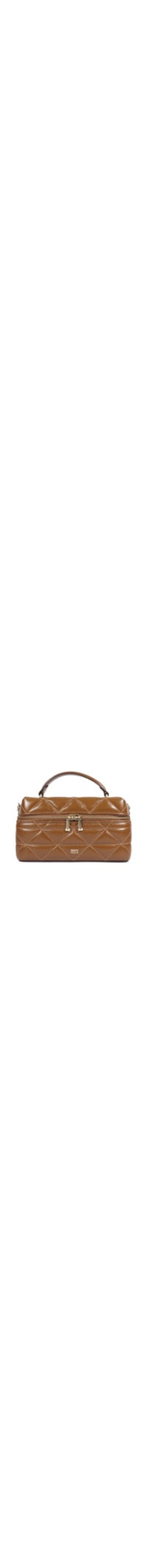 Bolsa Feminina Satchel Vanity Média Couro - Marrom
