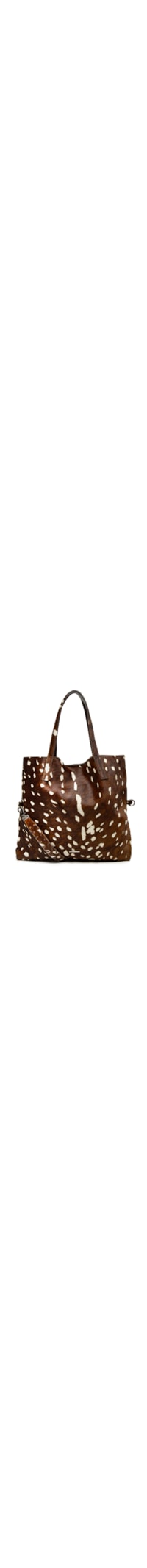 Bolsa Feminina Shopping Bag De Couro - Marrom