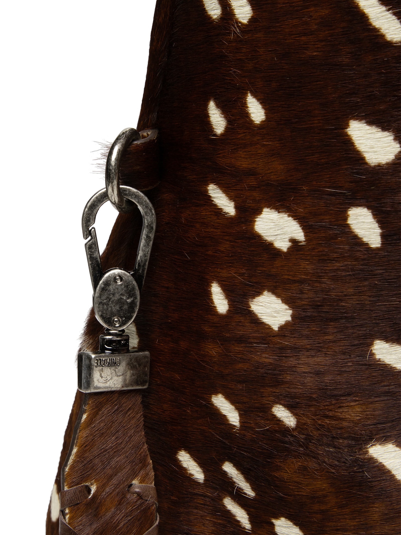 Bolsa Feminina Shopping Bag De Couro Marrom Animale