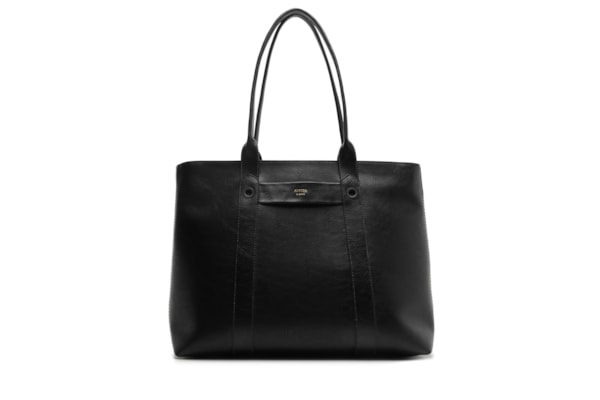 Bolsa Feminina Shopping Bag Eco Cabedal Rus - Preto