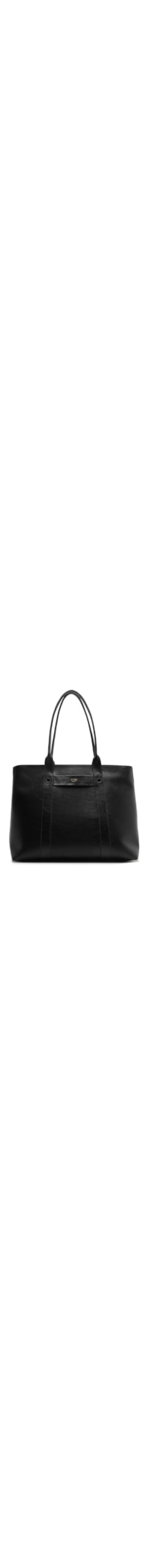 Bolsa Feminina Shopping Bag Eco Cabedal Rus - Preto