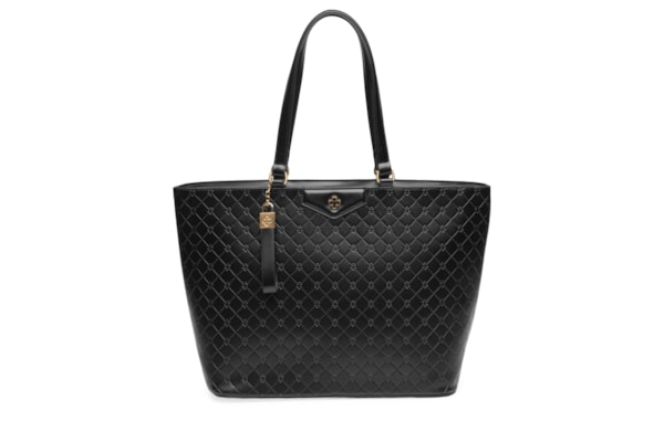 Bolsa Feminina Shopping Bag Soft Vegetal - Preto