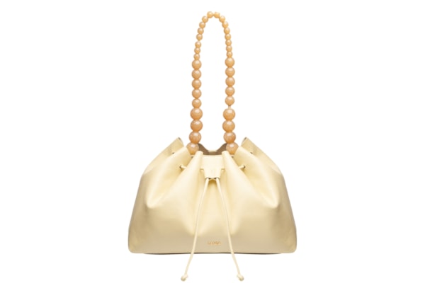 Bolsa Feminina Shopping Com Alça Esferas Marmoriz - Amarelo