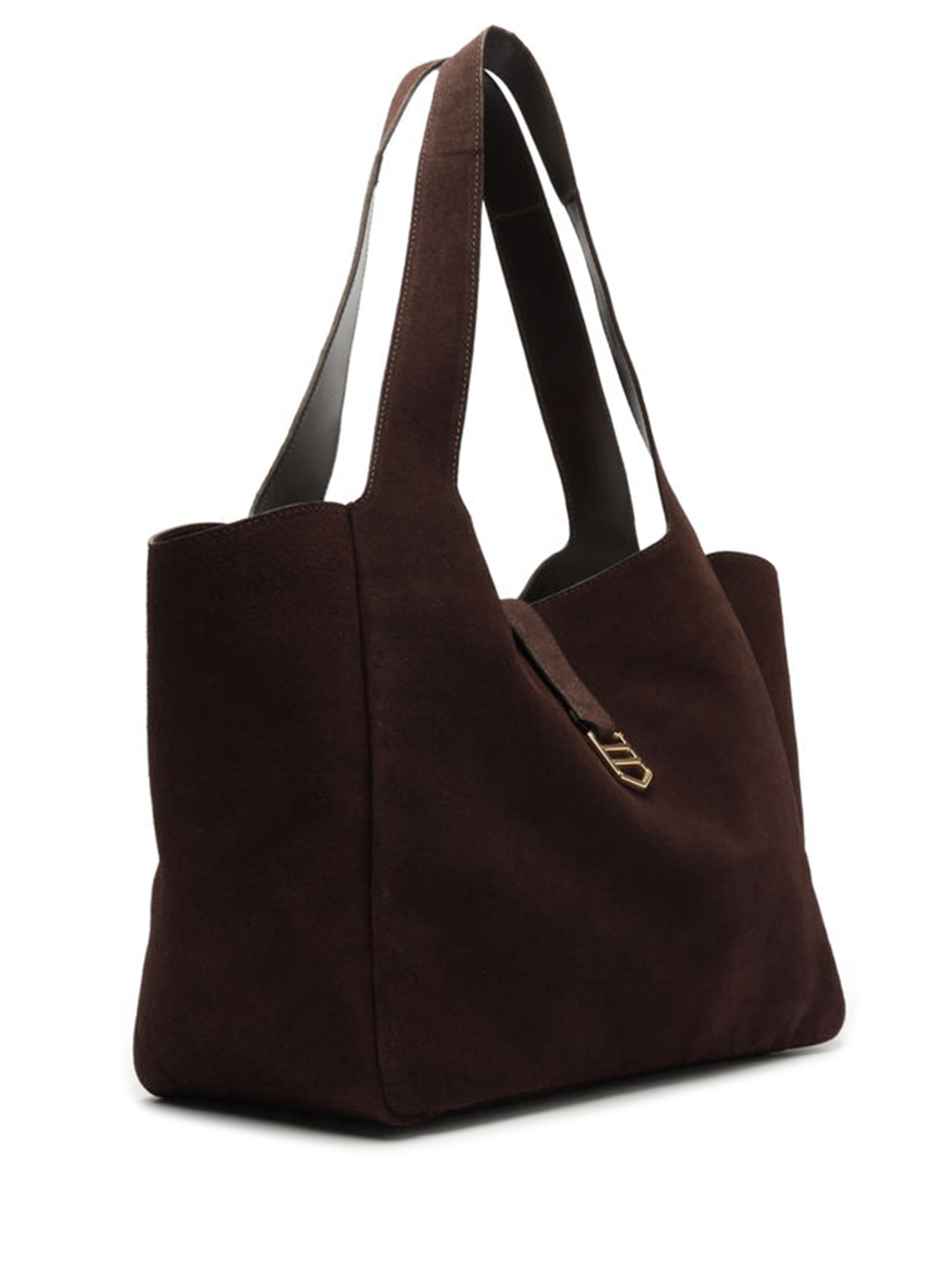 Bolsa Feminina Shopping Couro Acamurçado Marrom Arezzo