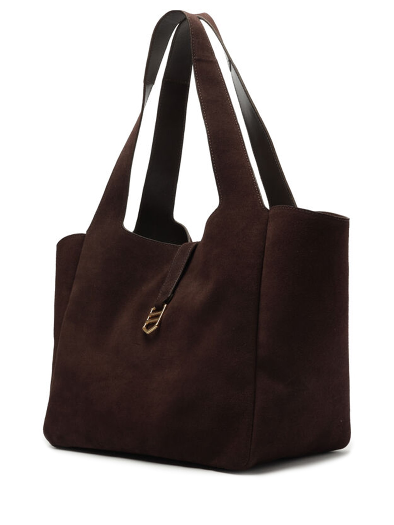 Bolsa Feminina Shopping Couro Acamurçado Marrom Arezzo