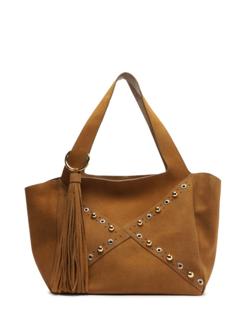 Bolsa Feminina Shopping Couro Becca Grande – Marrom