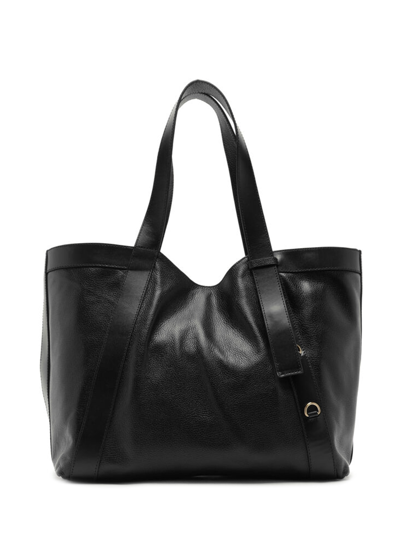 Bolsa Feminina Shopping Couro Grande Alça Passador Preto Arezzo