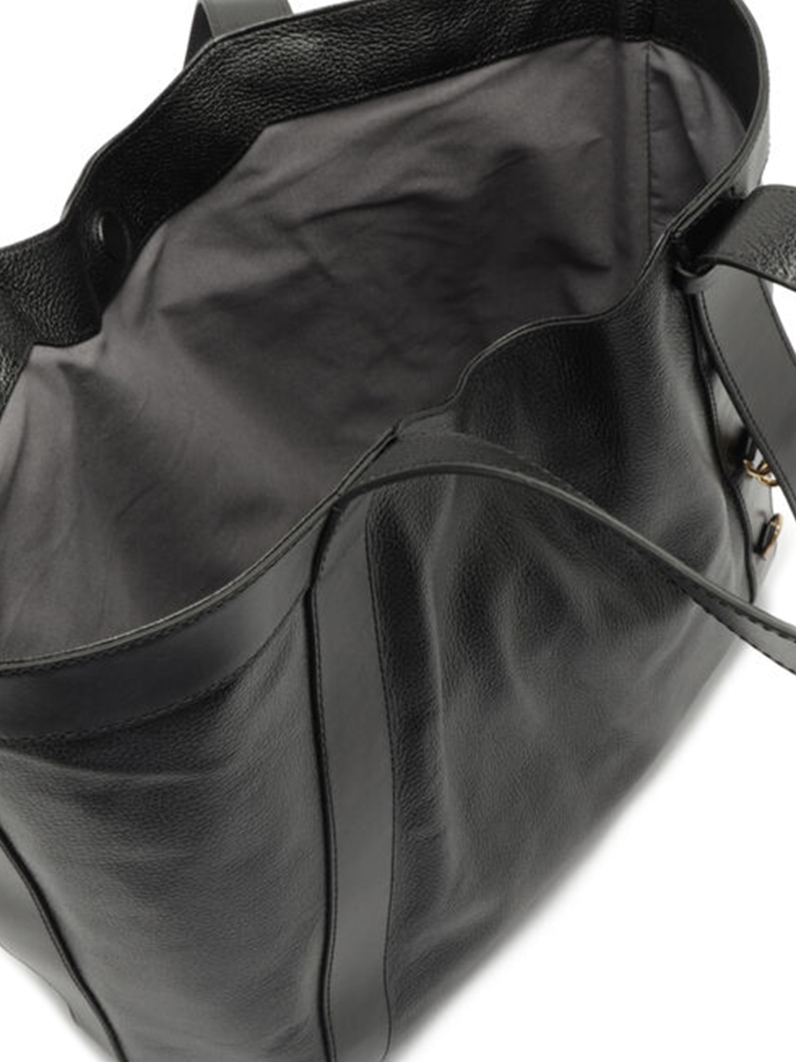 Bolsa Feminina Shopping Couro Grande Alça Passador Preto Arezzo