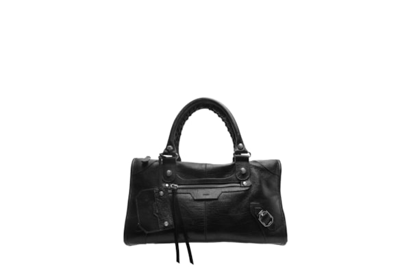 Bolsa Feminina Shopping Couro Grande Alça Trançada - Preto