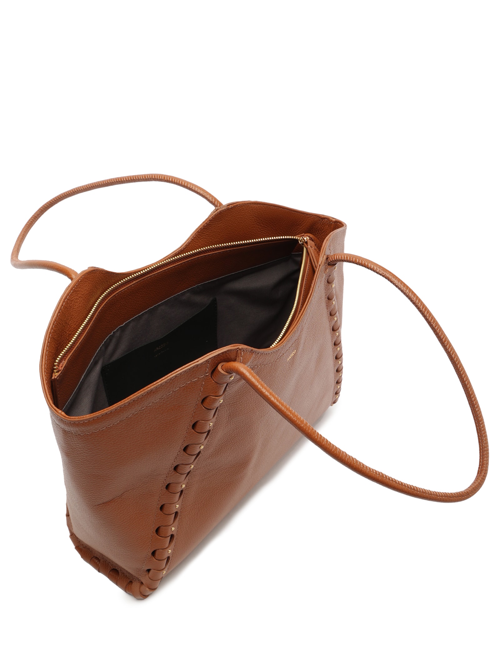 Bolsa Feminina Shopping Couro Grande Marrom Arezzo
