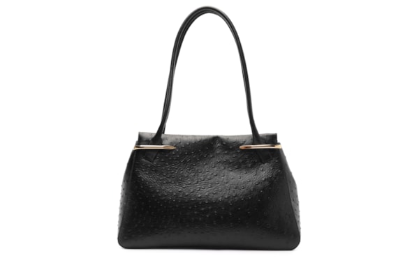 Bolsa Feminina Shopping Couro Grande - Preto