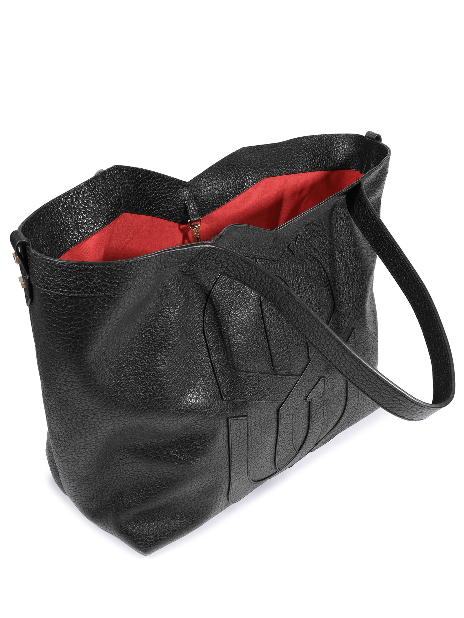 Bolsa Feminina Shopping Couro Grande Preto Schutz