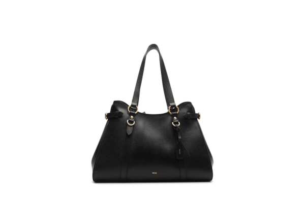 Bolsa Feminina Shopping Couro Grande - Preto
