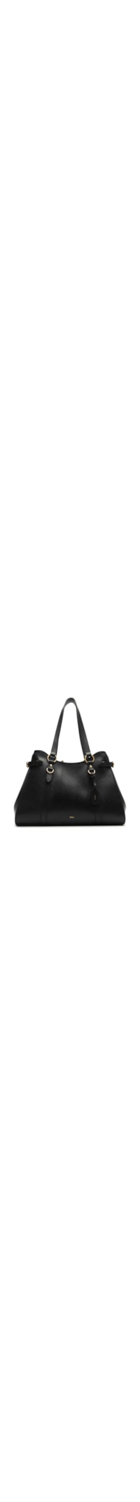 Bolsa Feminina Shopping Couro Grande - Preto
