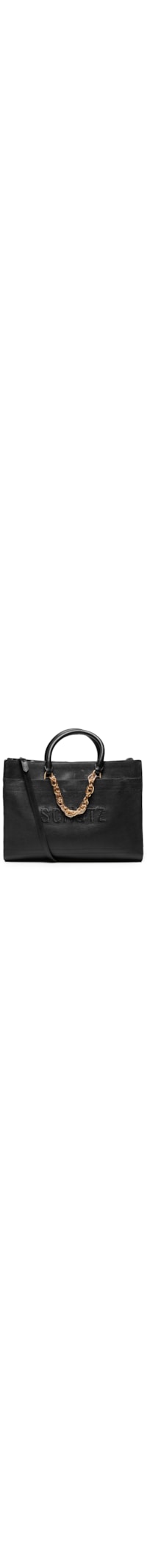 Bolsa Feminina Shopping Couro - Preto