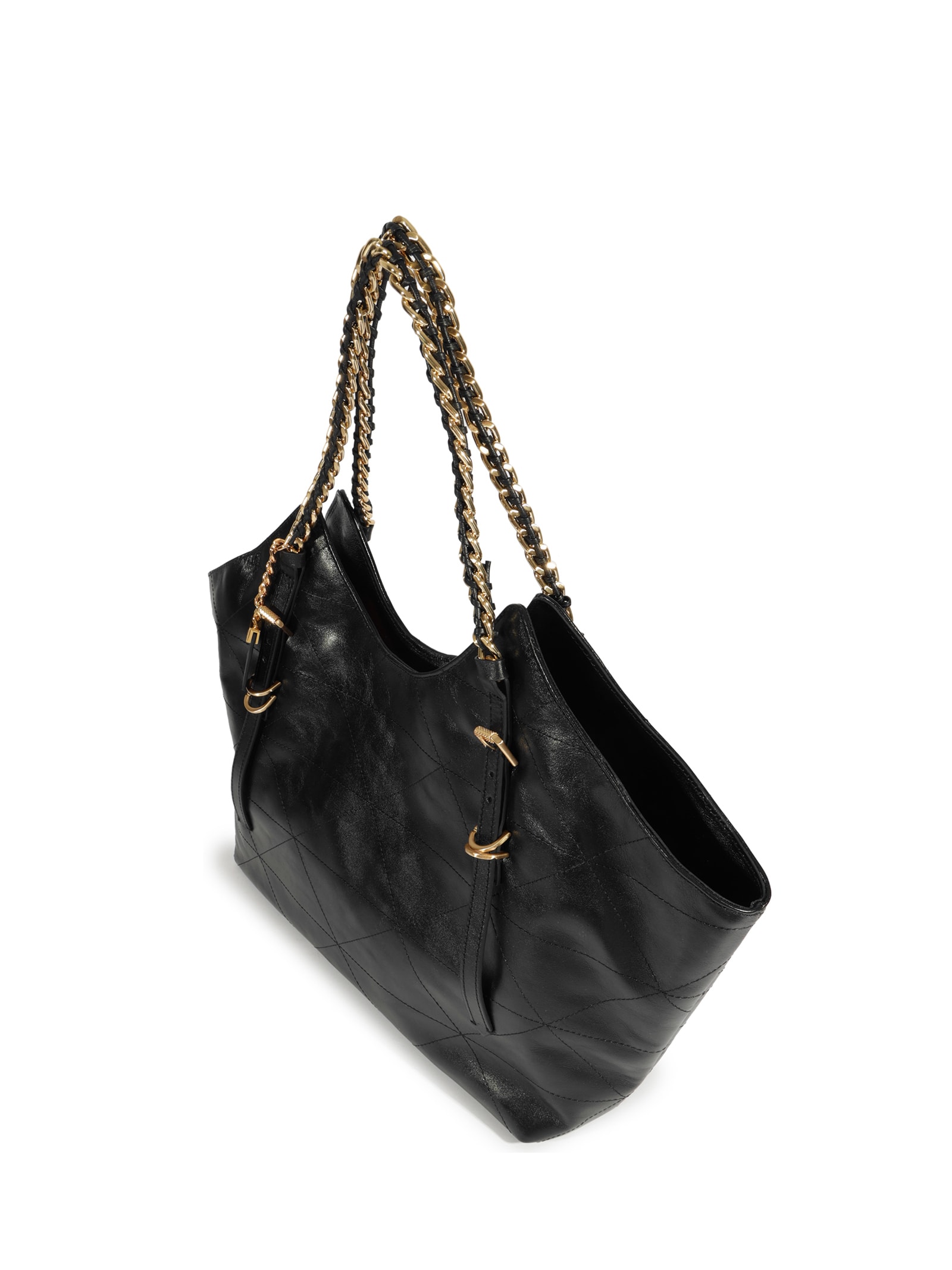 Bolsa Feminina Shopping Couro Preto Schutz