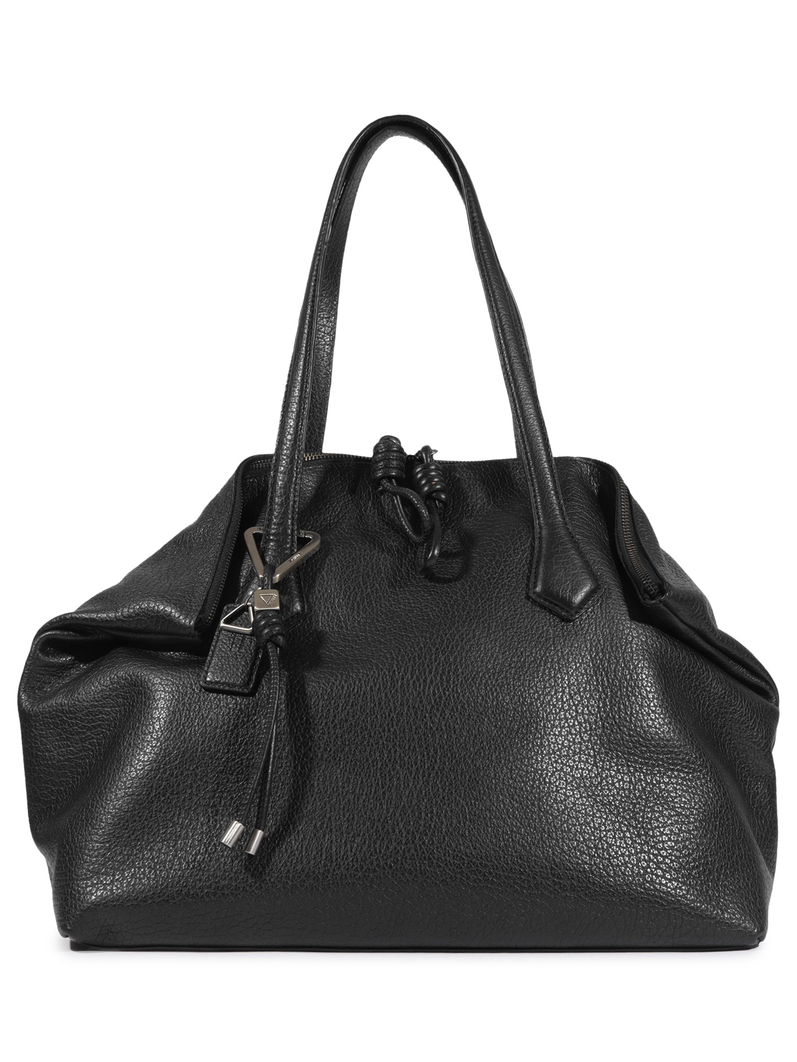 Bolsa Feminina Shopping Elliot Grande Couro Preto Schutz
