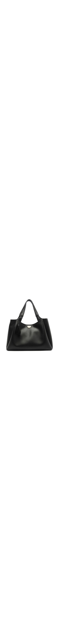 Bolsa Feminina Shopping Grande com Franja – Preto