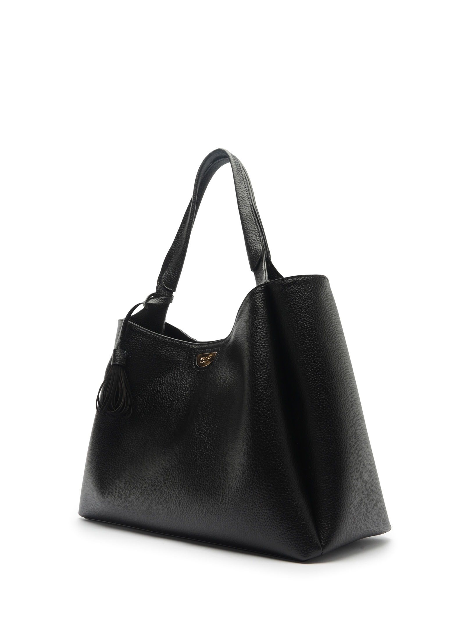 Bolsa Feminina Shopping Grande com Franja – Preto Arezzo