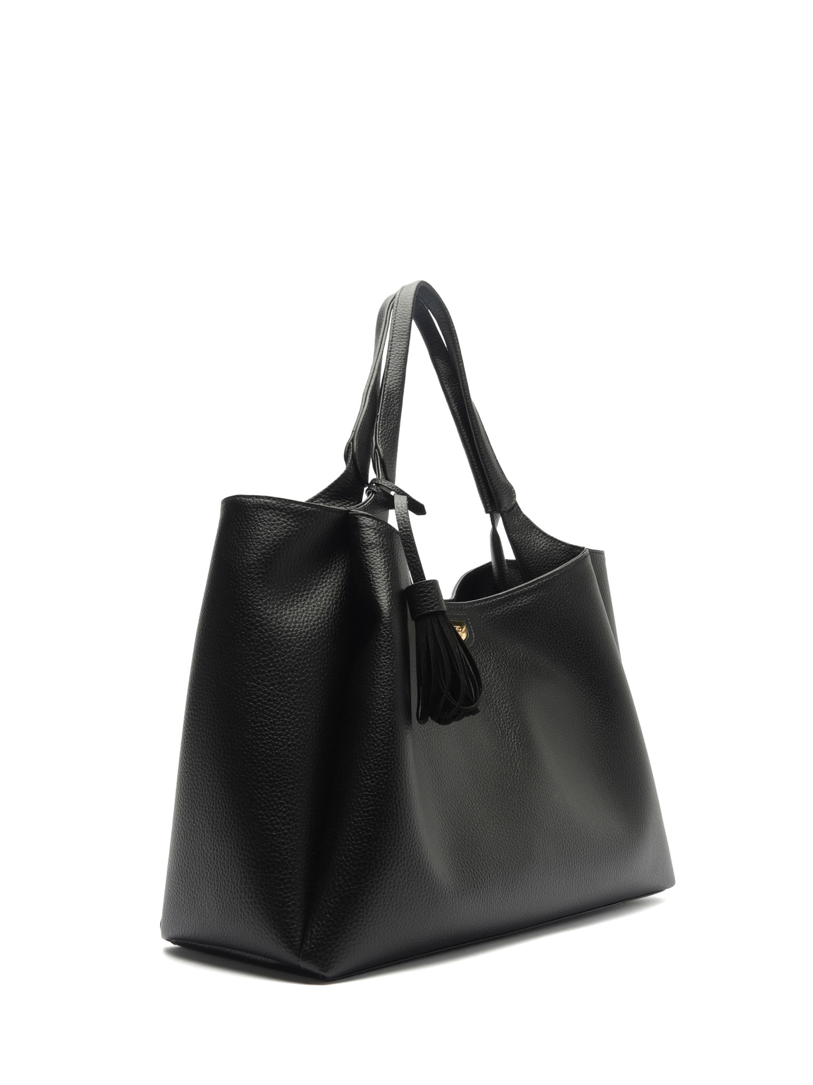 Bolsa Feminina Shopping Grande com Franja – Preto Arezzo