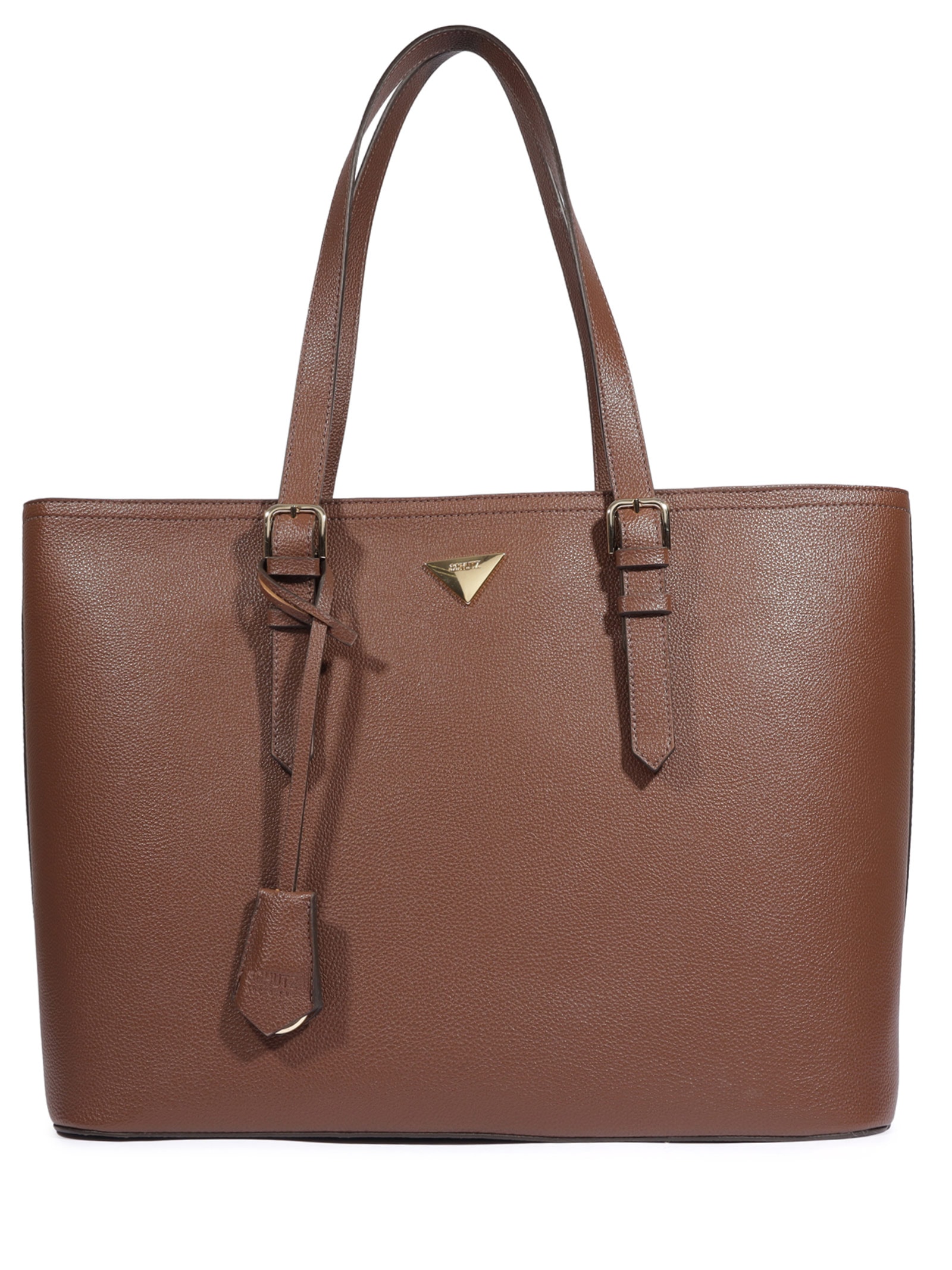 Bolsa Feminina Shopping Grande Couro Marrom Schutz