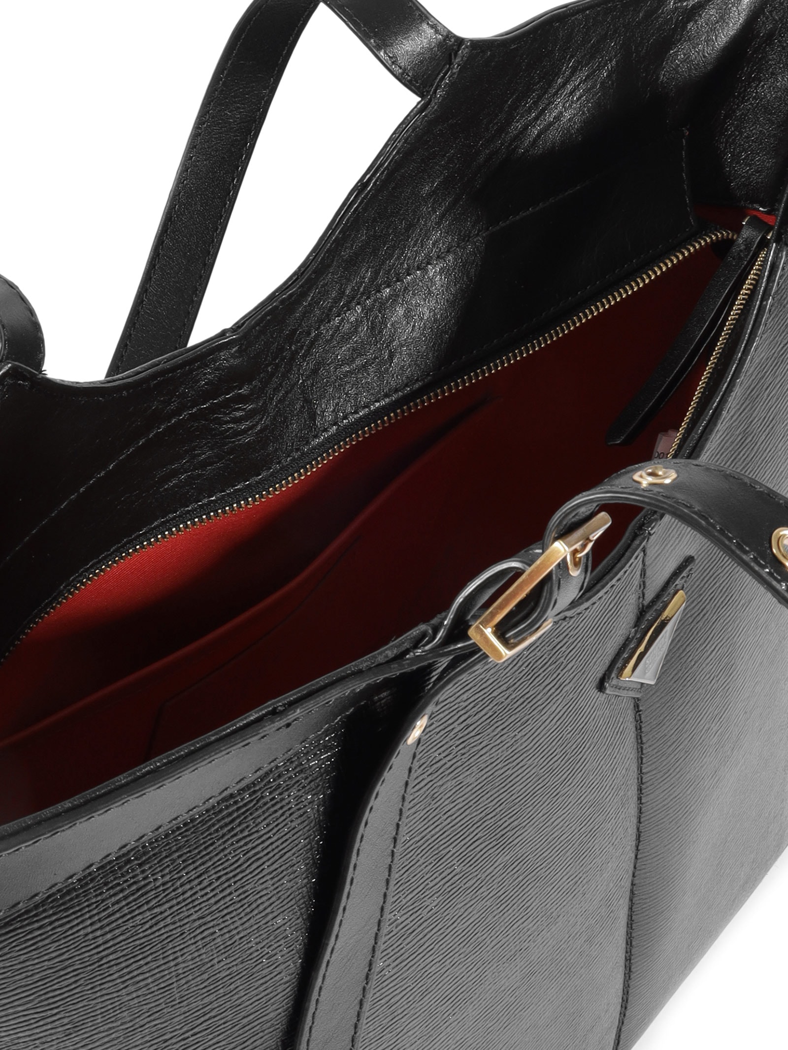 Bolsa Feminina Shopping Grande Couro Preto Schutz