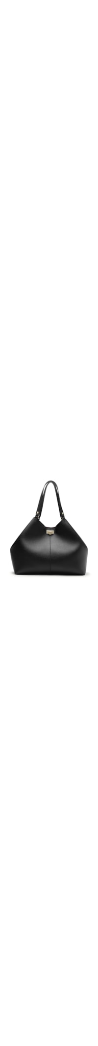 Bolsa Feminina Shopping Grande Encaixe Metal - Preto