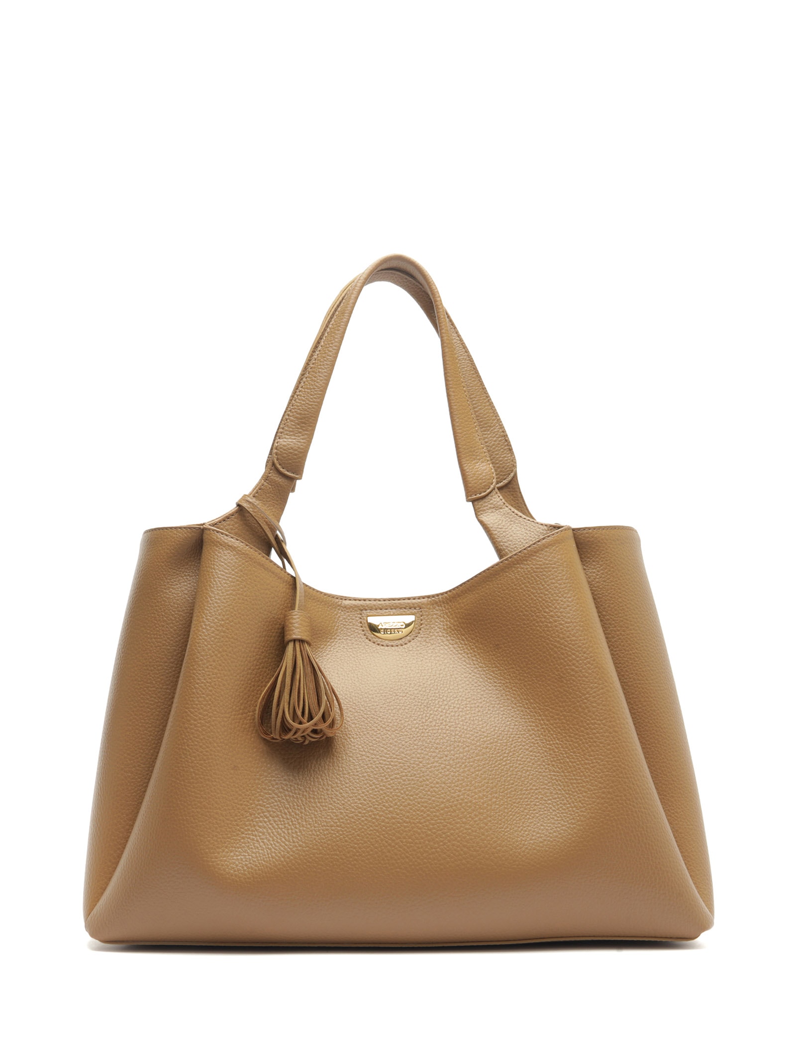 Bolsa Feminina Shopping Grande Franja Bege Arezzo