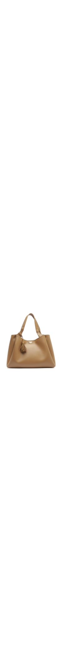 Bolsa Feminina Shopping Grande Franja - Bege