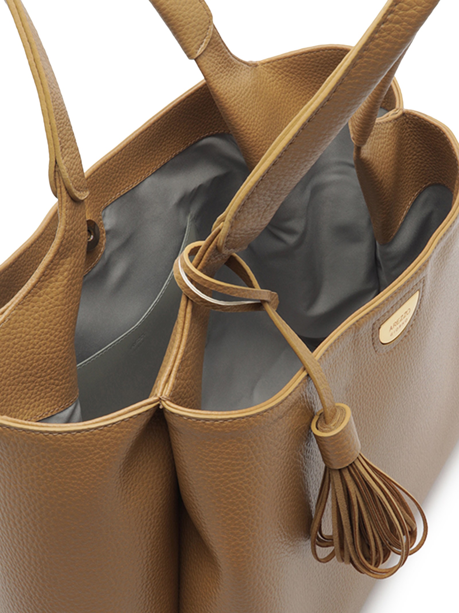 Bolsa Feminina Shopping Grande Franja Bege Arezzo