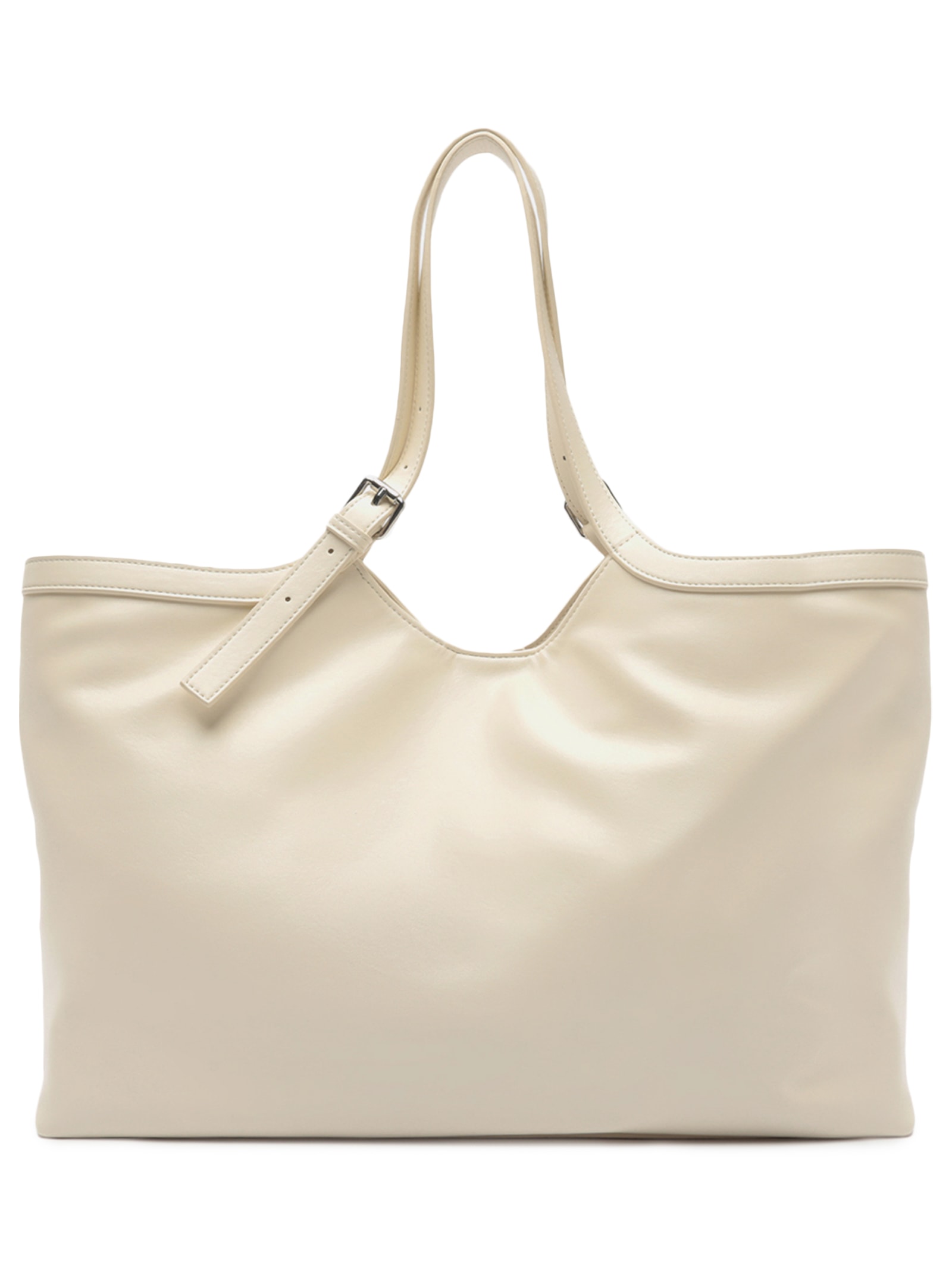Bolsa Feminina Shopping Grande Metais Branco Arezzo
