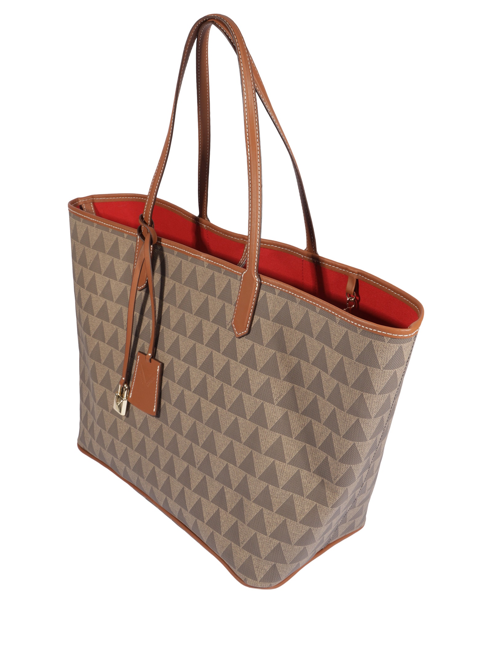 Bolsa Feminina Shopping Grande New Triangle Marrom Schutz