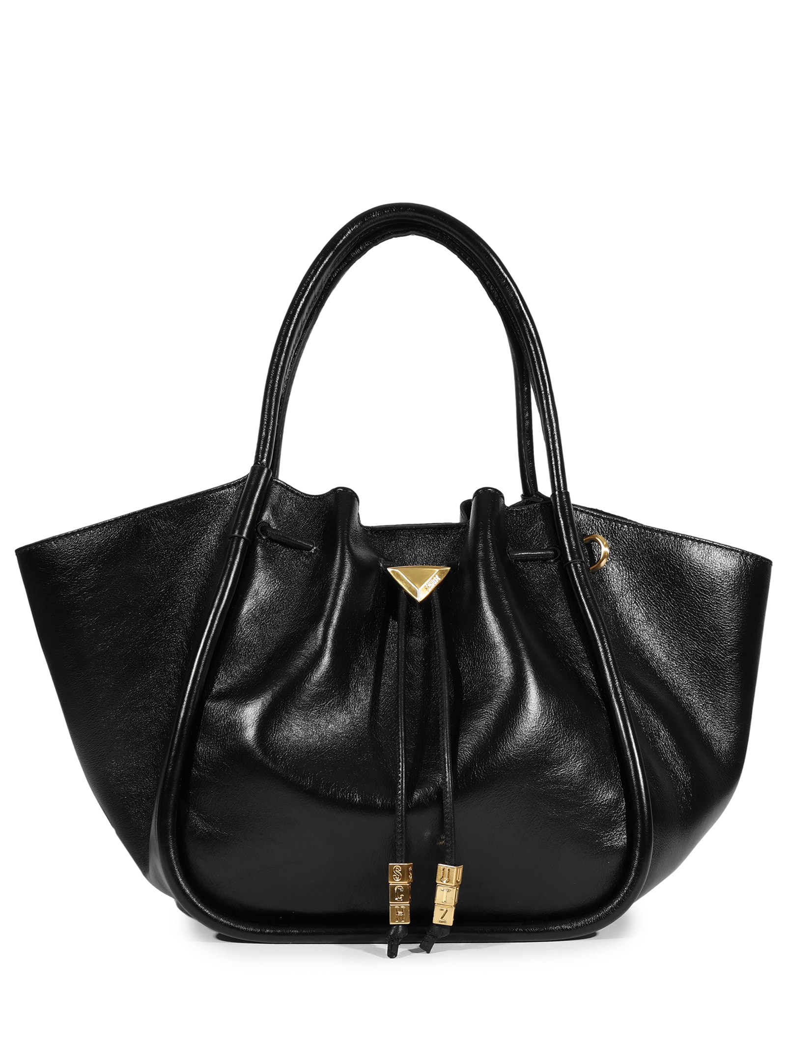 Bolsa Feminina Shopping Jess Couro - Schutz - Preto