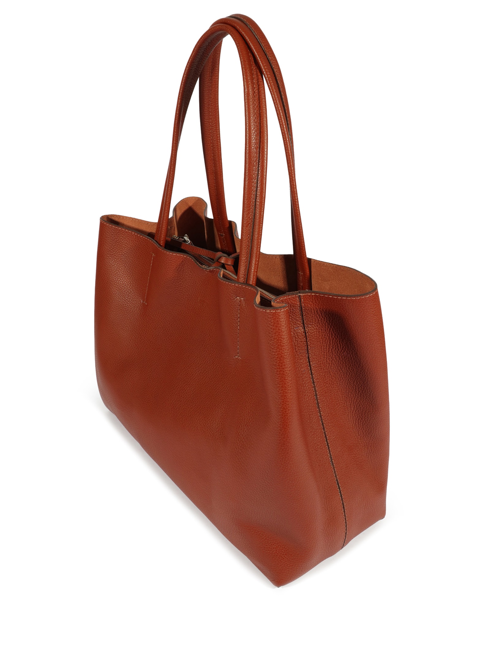 Bolsa Feminina Shopping Liah Couro Marrom Schutz