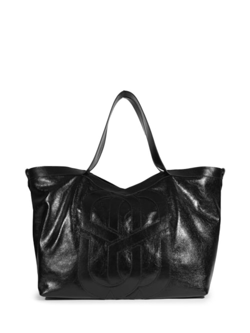 Bolsa Feminina Shopping Maddison Couro – Preto