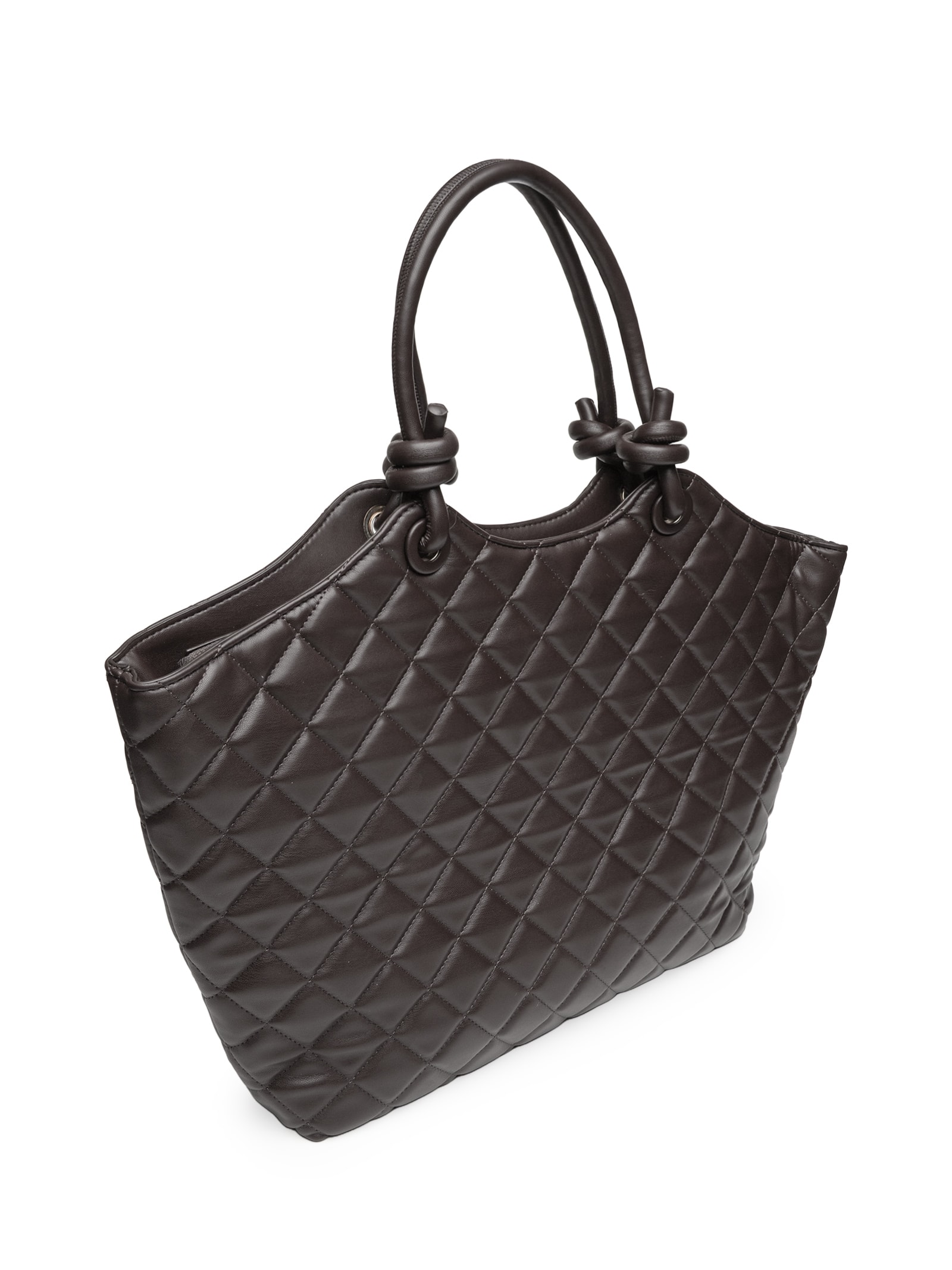 Bolsa Feminina Shopping Matelassê Lp Easy Marrom Lança Perfume