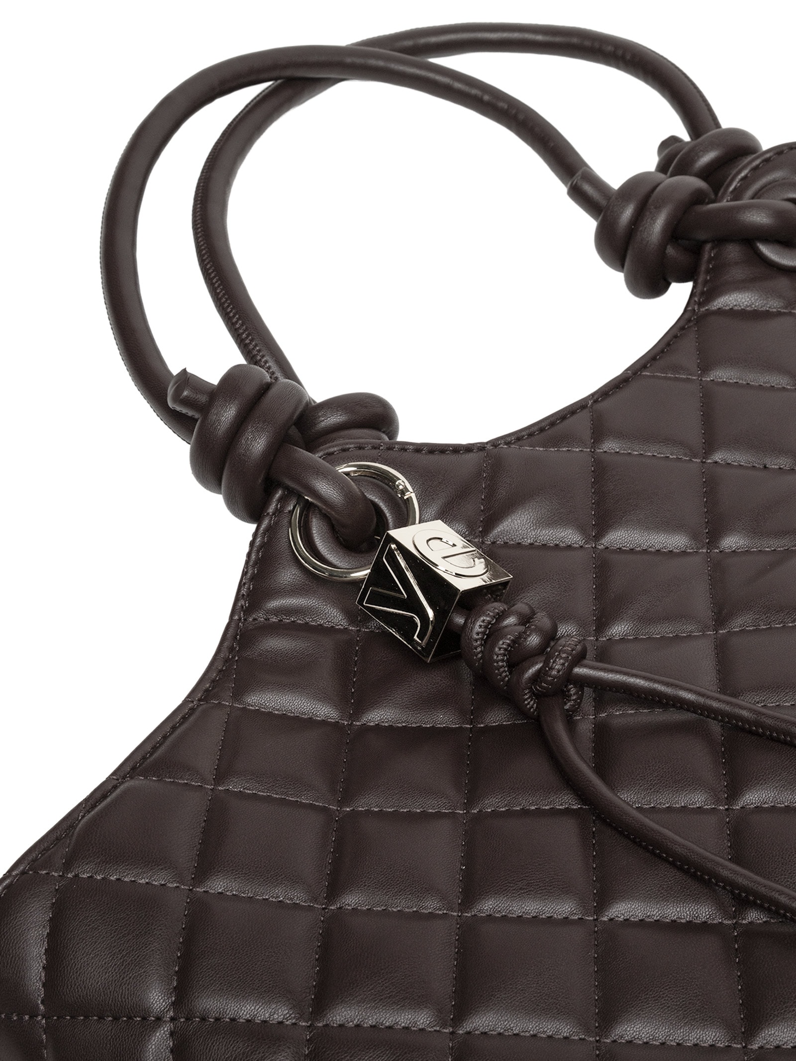 Bolsa Feminina Shopping Matelassê Lp Easy Marrom Lança Perfume