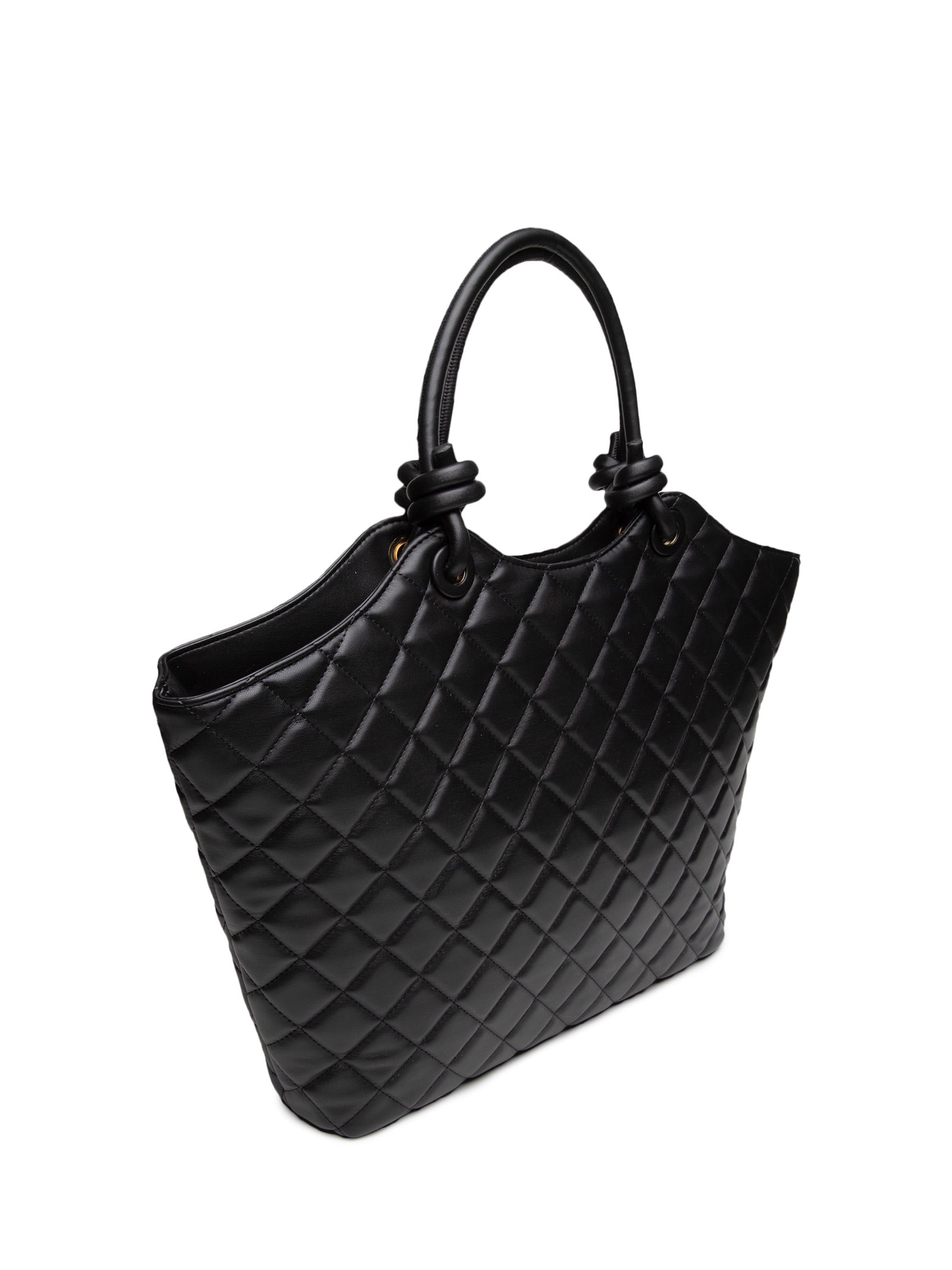 Bolsa Feminina Shopping Matelassê Lp Easy Preto Lança Perfume