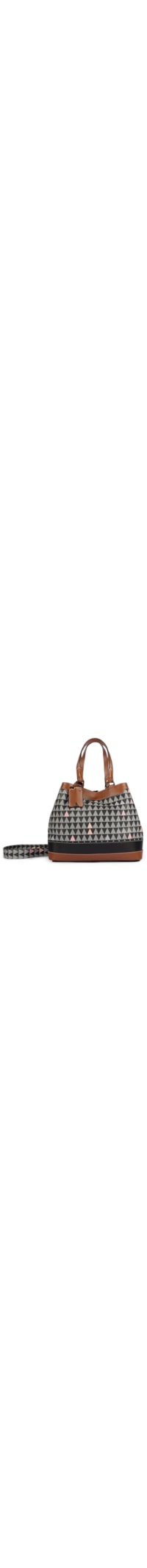 Bolsa Feminina Shopping Neo Emma Triangle - Preto