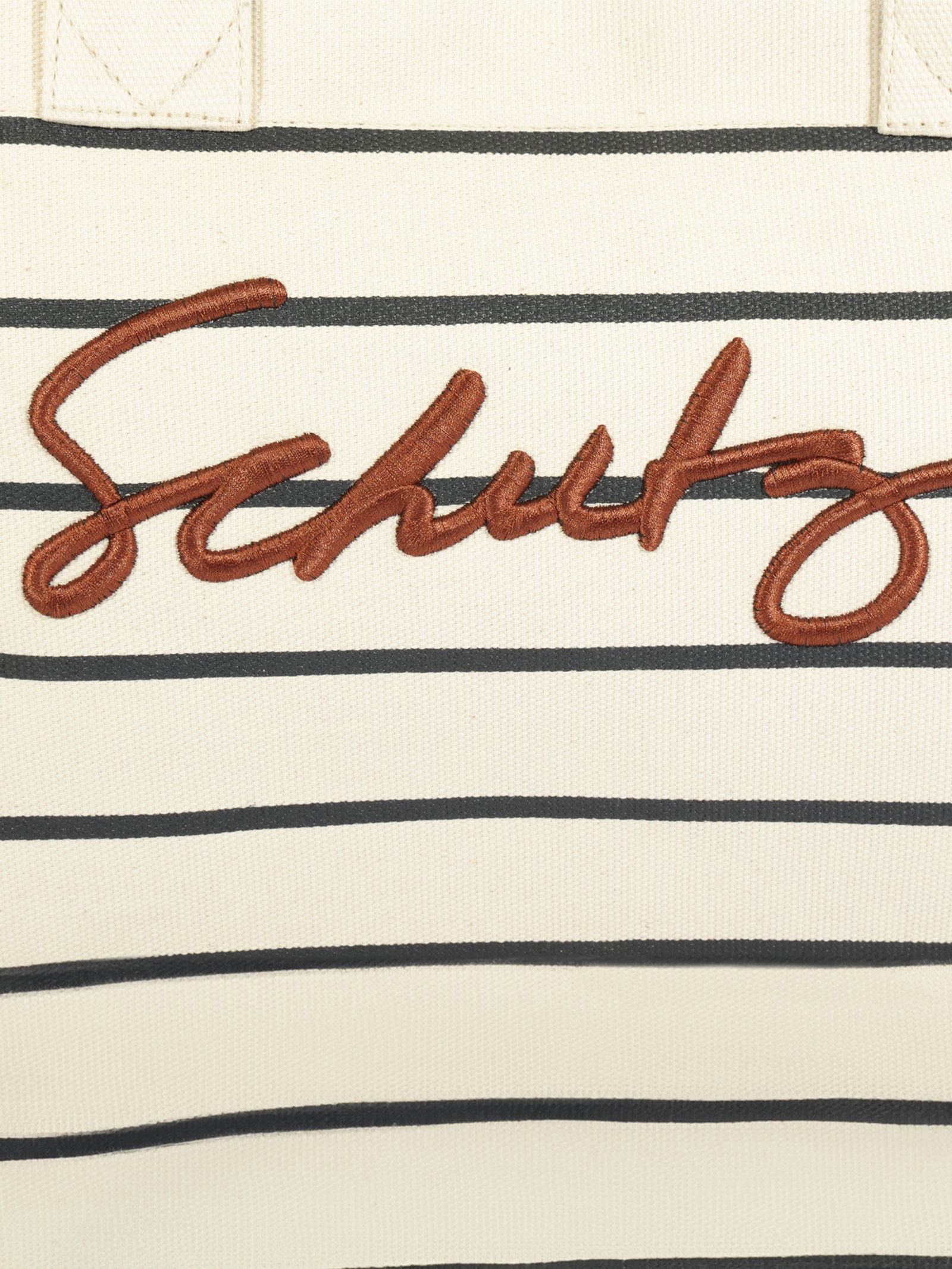 Bolsa Feminina Shopping Osaka Lona Off White Schutz