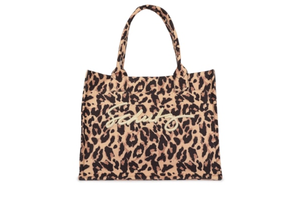 Bolsa Feminina Shopping Osaka Lona Onça - Animal Print