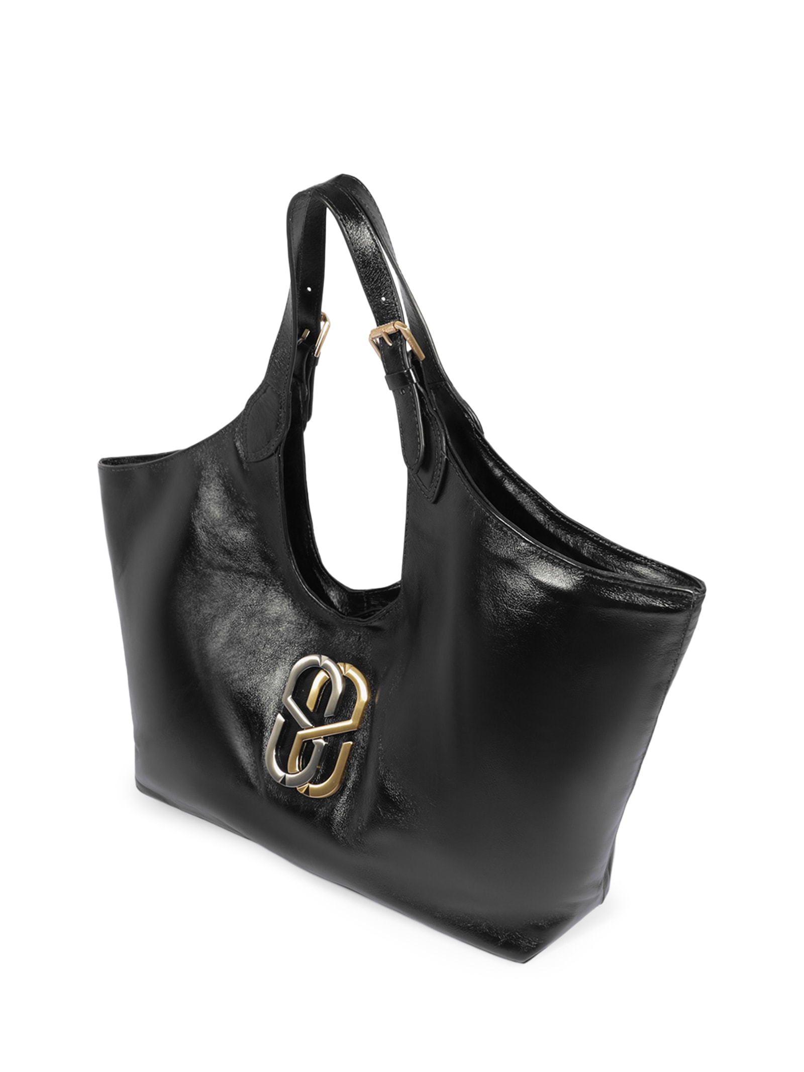 Bolsa Feminina Shopping Vegas Grande Couro Preto Schutz